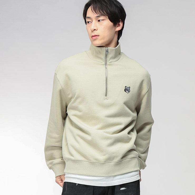 MAISON KITSUNE（メゾン キツネ） スウェット メンズ ハーフジップ