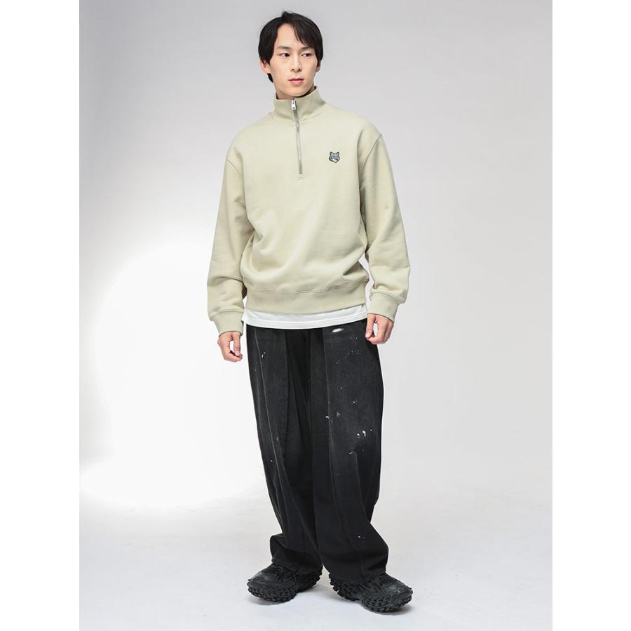 MAISON KITSUNE（メゾン キツネ） スウェット メンズ ハーフジップ