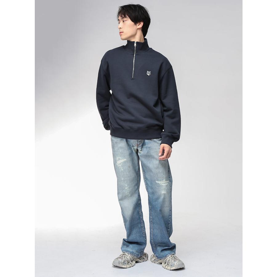 MAISON KITSUNE（メゾン キツネ） スウェット メンズ ハーフジップ