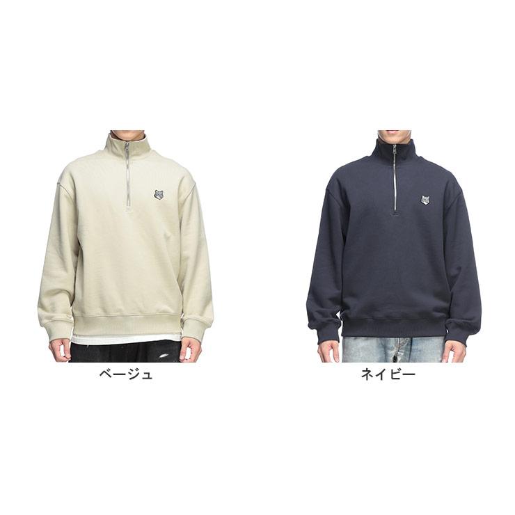 MAISON KITSUNE（メゾン キツネ） スウェット メンズ ハーフジップ