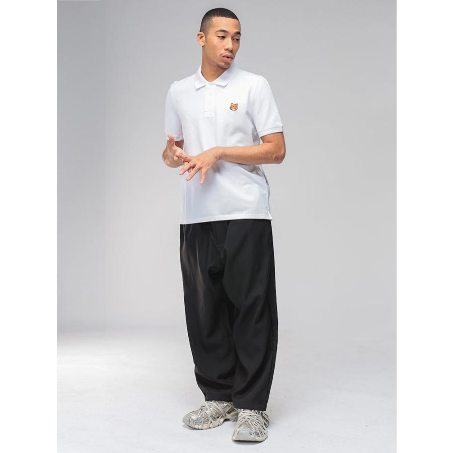 MAISON KITSUNE（メゾン キツネ） ポロシャツ メンズ 無地 FOX HEAD