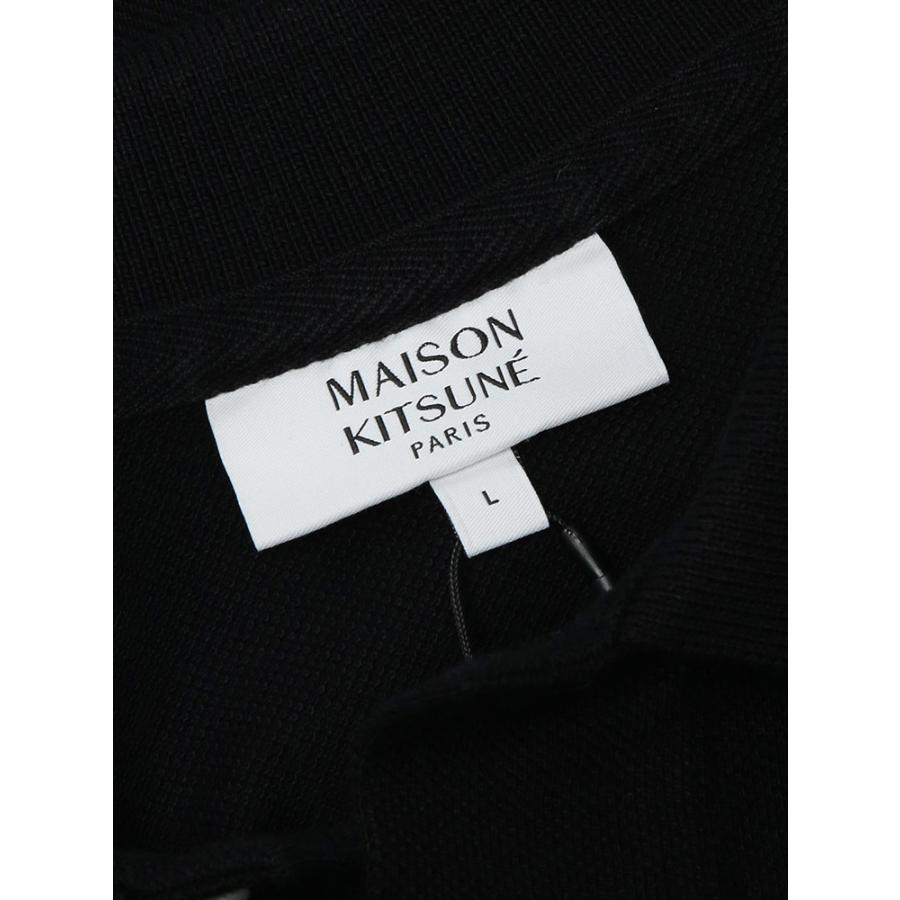 MAISON KITSUNE（メゾン キツネ） ポロシャツ メンズ 無地 FOX HEAD