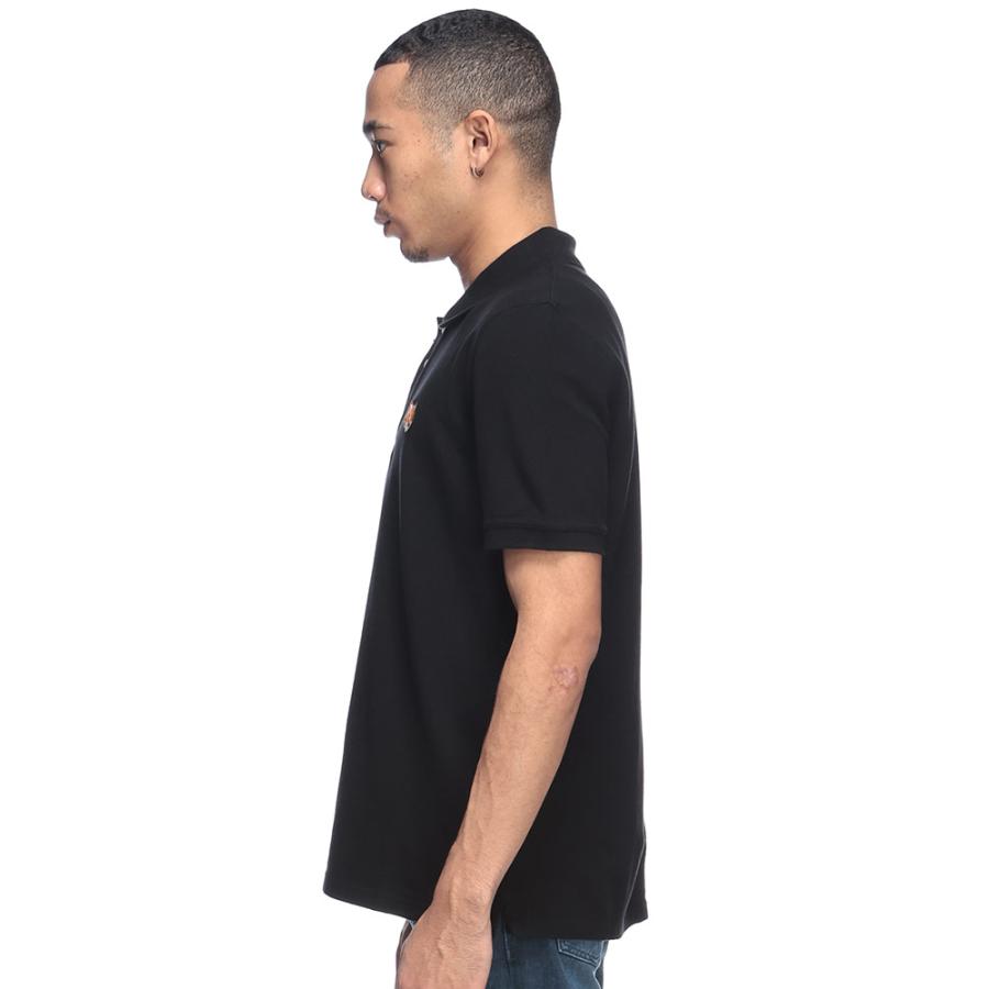 MAISON KITSUNE（メゾン キツネ） ポロシャツ メンズ 無地 FOX HEAD