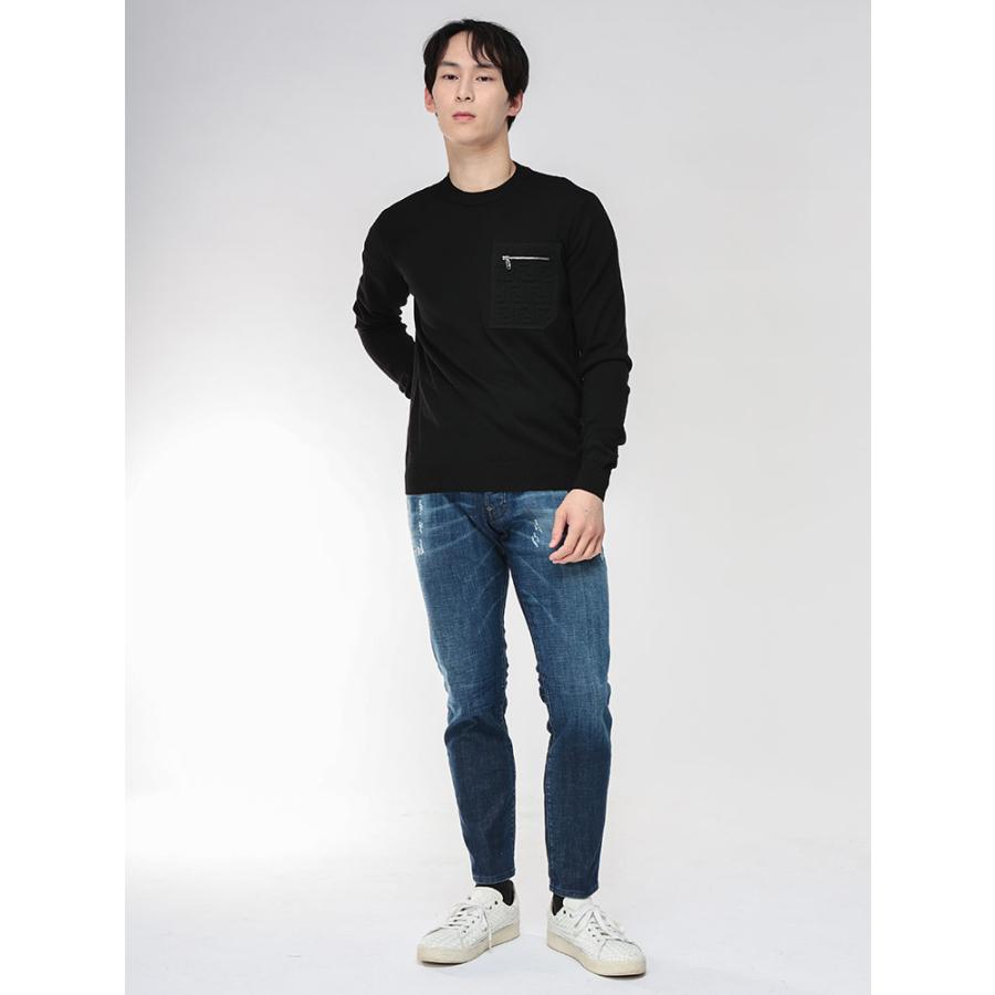 FENDI ズッカ柄 FF柄 マルチカラー トップス ニット セーター 90s FENDI ニット フェンディ セーター ズッカ柄 FFロゴ バイカラー