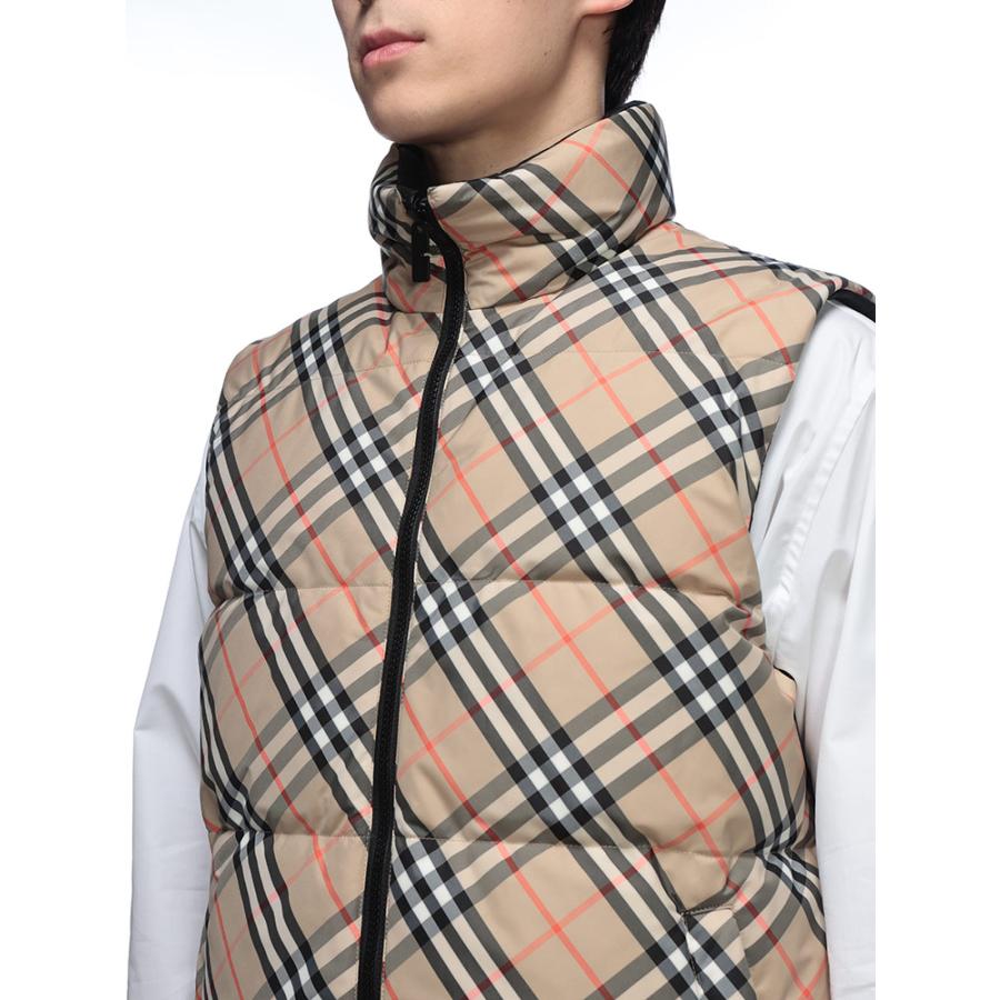 BURBERRY（バーバリー） ダウン ベスト メンズ ロゴ リバーシブル
