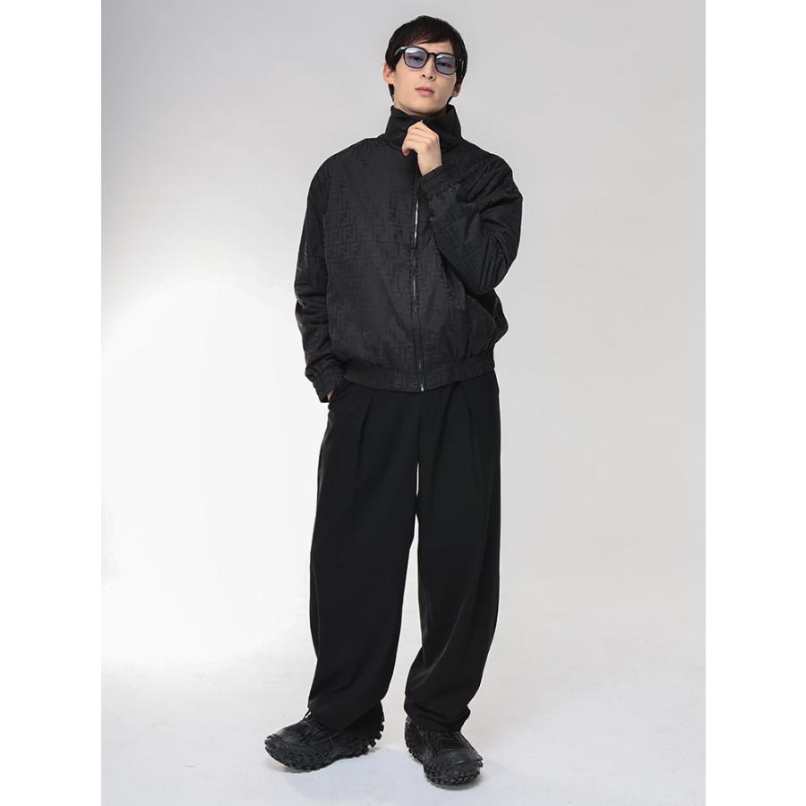 FENDI（フェンディ） ブルゾン メンズ 総柄 ロゴ ズッカ柄 スタンド