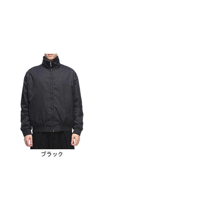FENDI（フェンディ） ブルゾン メンズ 総柄 ロゴ ズッカ柄 スタンド