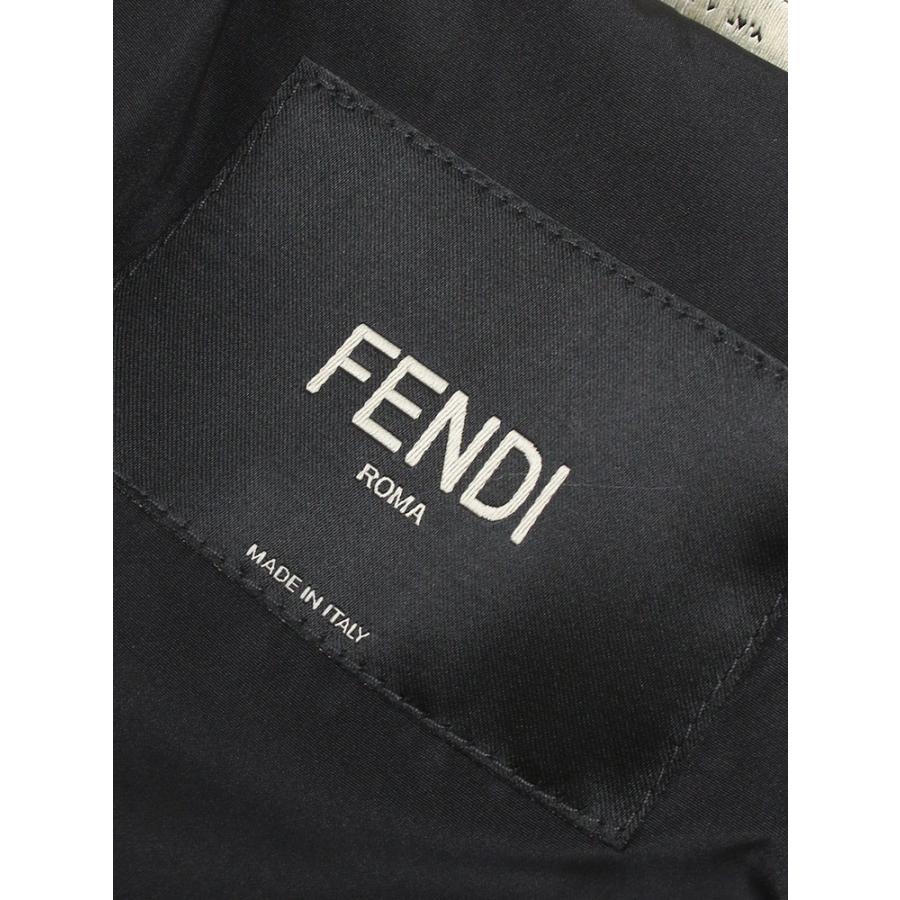 FENDI（フェンディ） ブルゾン メンズ 総柄 ロゴ ズッカ柄 スタンド