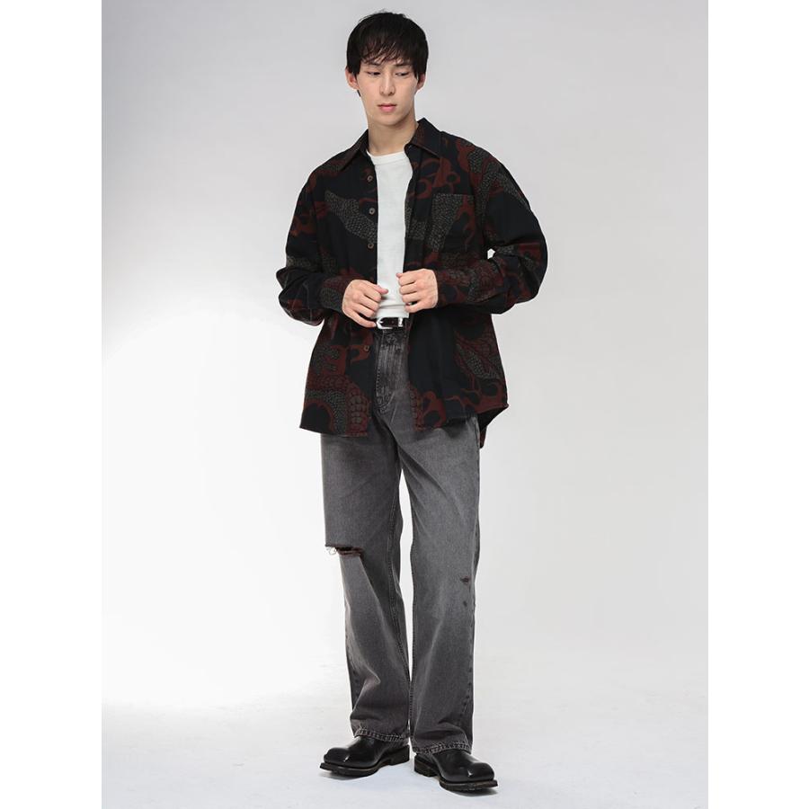 Our Legacy（アワーレガシー） シャツ メンズ 総柄 蛇柄 長袖シャツ