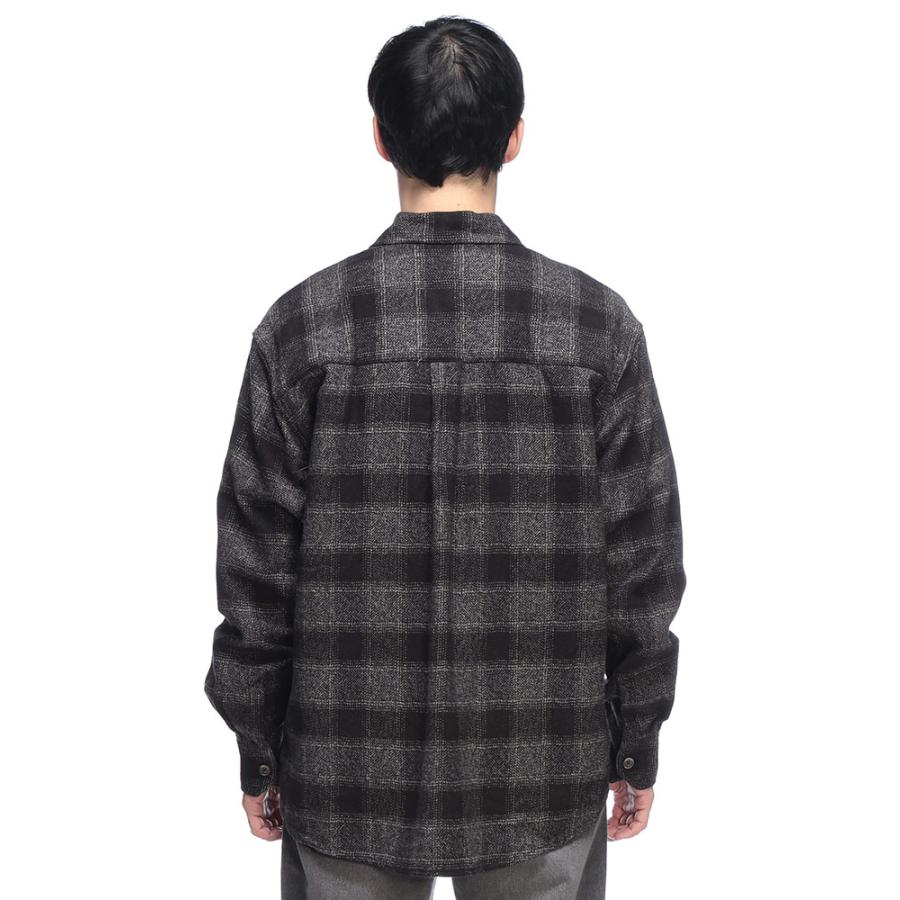 OUR LEGACY アワレガシー　チェック柄 長袖シャツ グレー/ブラック Our Legacy（アワーレガシー） シャツ メンズ チェック柄 総柄 長袖