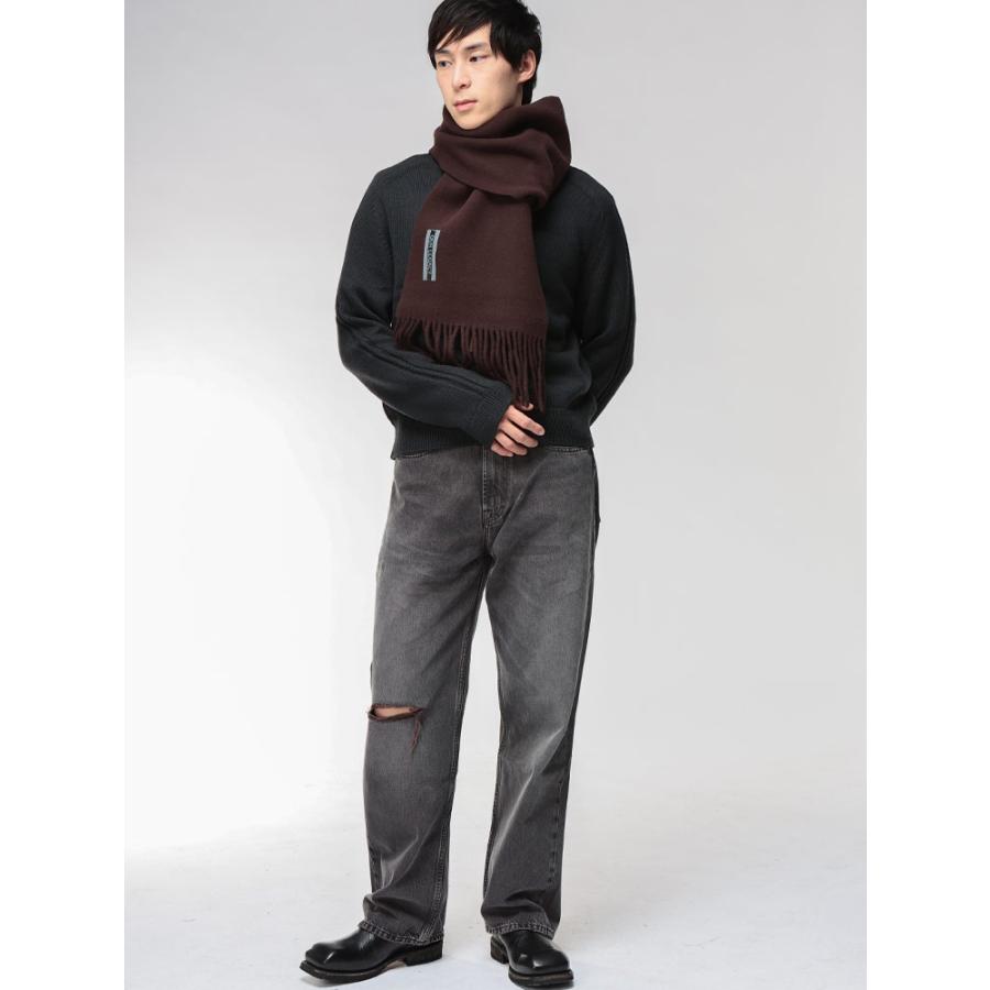 Our Legacy（アワーレガシー） マフラー メンズ ウール ロゴ フリンジ