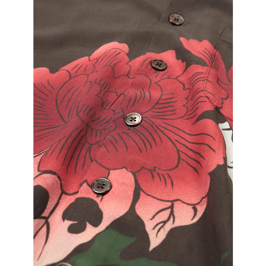 アワーレガシー シャツ メンズ OUR LEGACY ボタニカル 総柄 レーヨン 長袖 柄シャツ Hell Of Ween Print OLM4252AH ブランドの画像