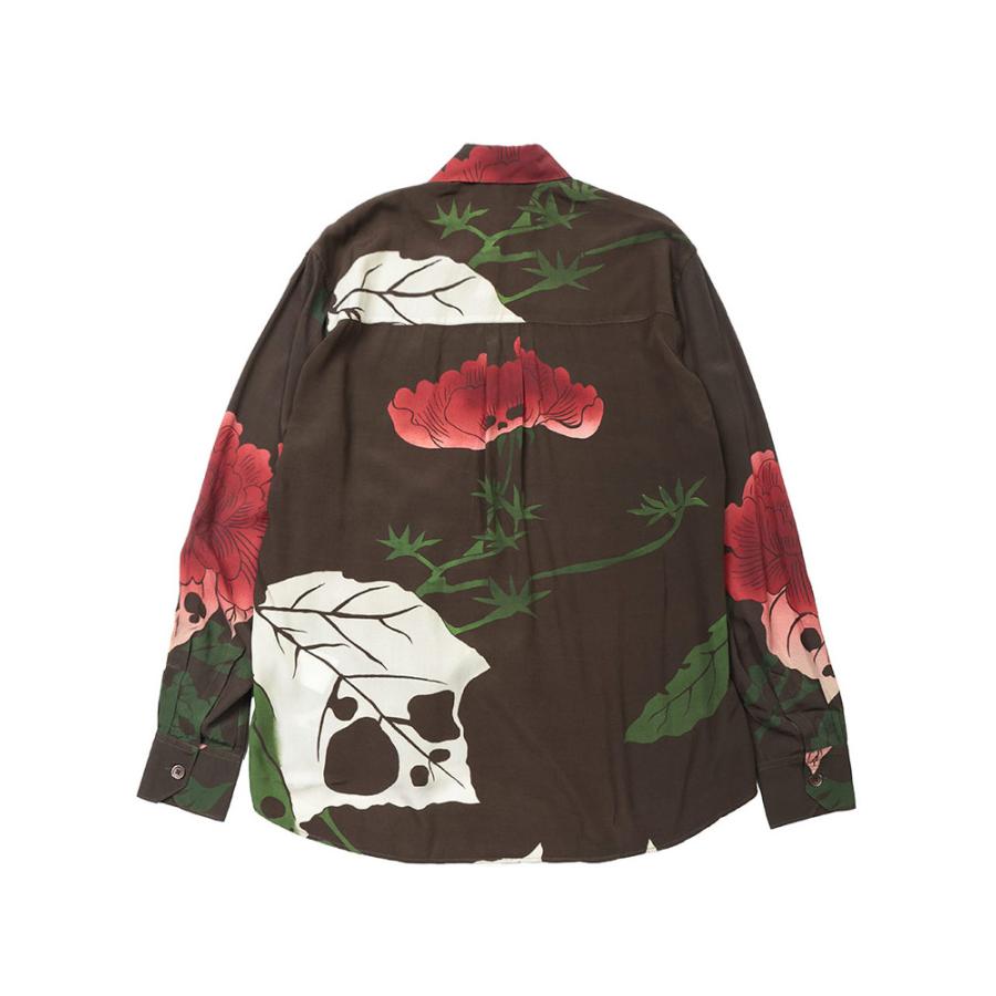 アワーレガシー シャツ メンズ OUR LEGACY ボタニカル 総柄 レーヨン 長袖 柄シャツ Hell Of Ween Print OLM4252AH ブランドの画像