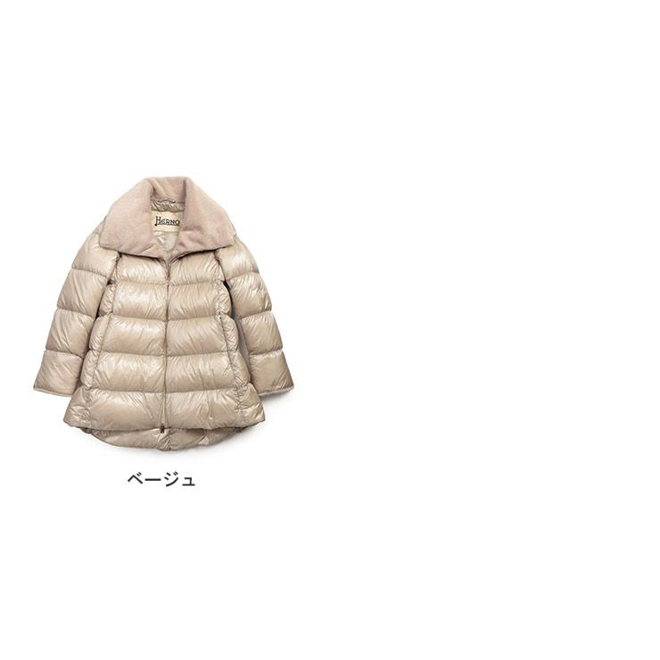 HERNO（ヘルノ） ダウン ブルゾン レディース ロゴ ナイロンウルトラ