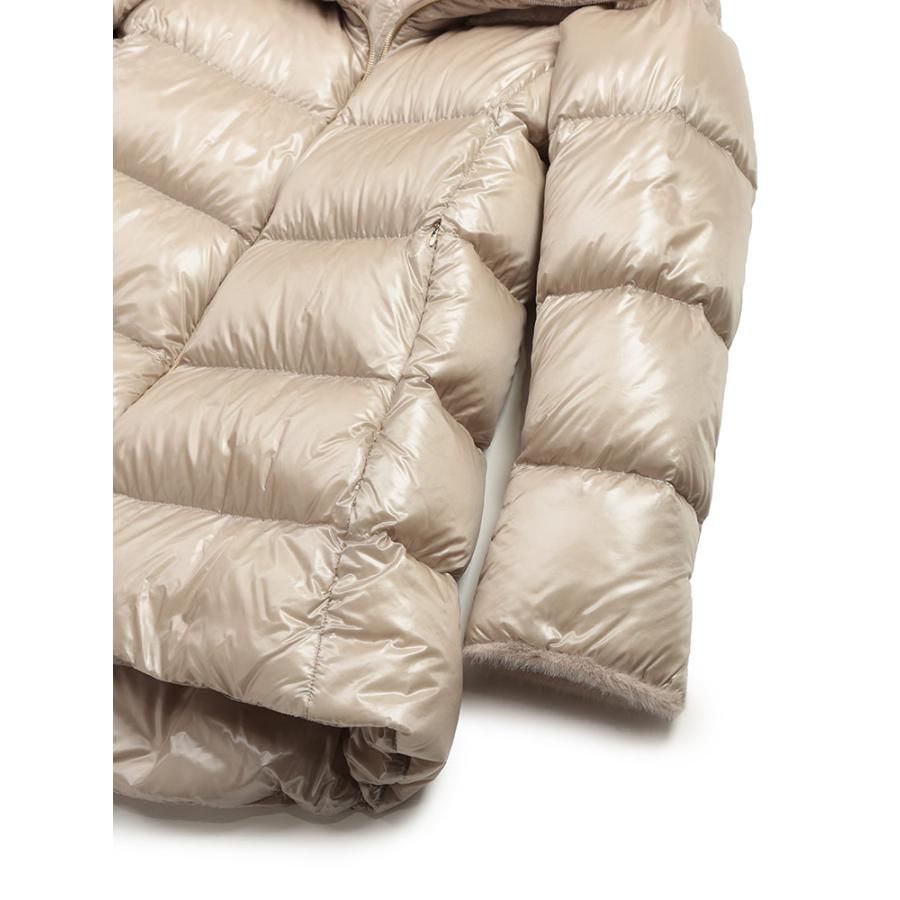 HERNO（ヘルノ） ダウン ブルゾン レディース ロゴ ナイロンウルトラ