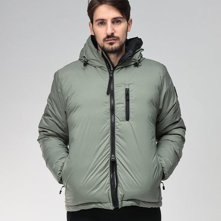CANADA GOOSE（カナダグース） ダウン ブルゾン メンズ ロゴ 収納