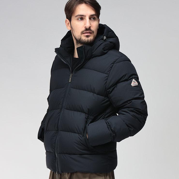 Pyrenex（ピレネックス） ダウン ブルゾン メンズ ロゴ フード着脱