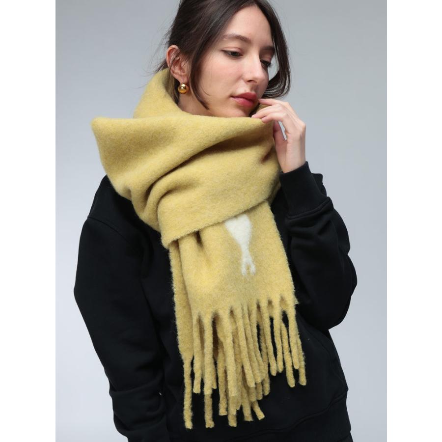 ami paris マフラー 楽天市場】ami paris アミパリス マフラー OVERSIZED ADC SCARF USF409