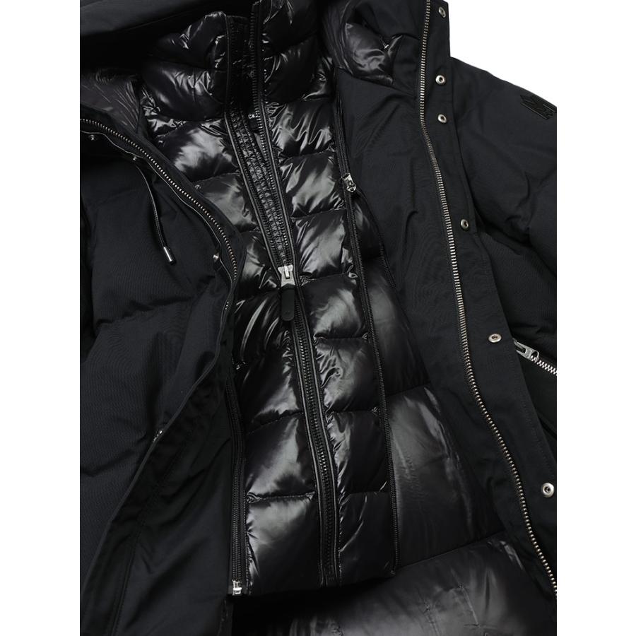 Mackage マッカージュ ダウン ブルゾン メンズ ロゴ レイヤード