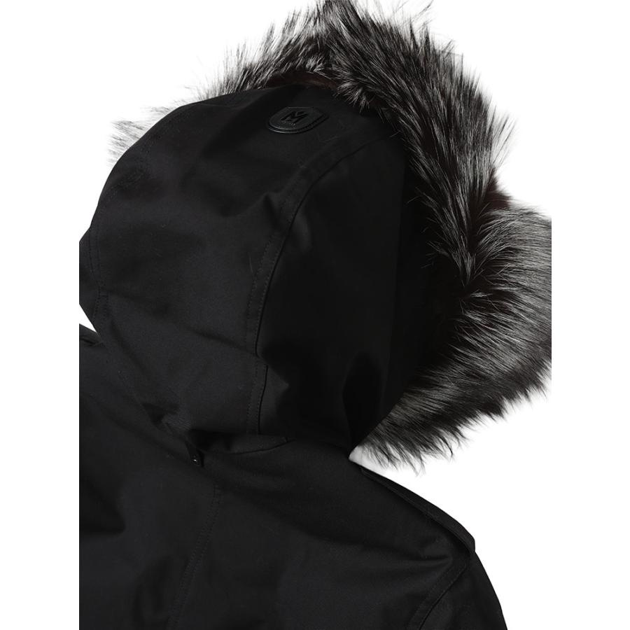 Mackage マッカージュ ダウン ブルゾン メンズ ロゴ ラビットファー