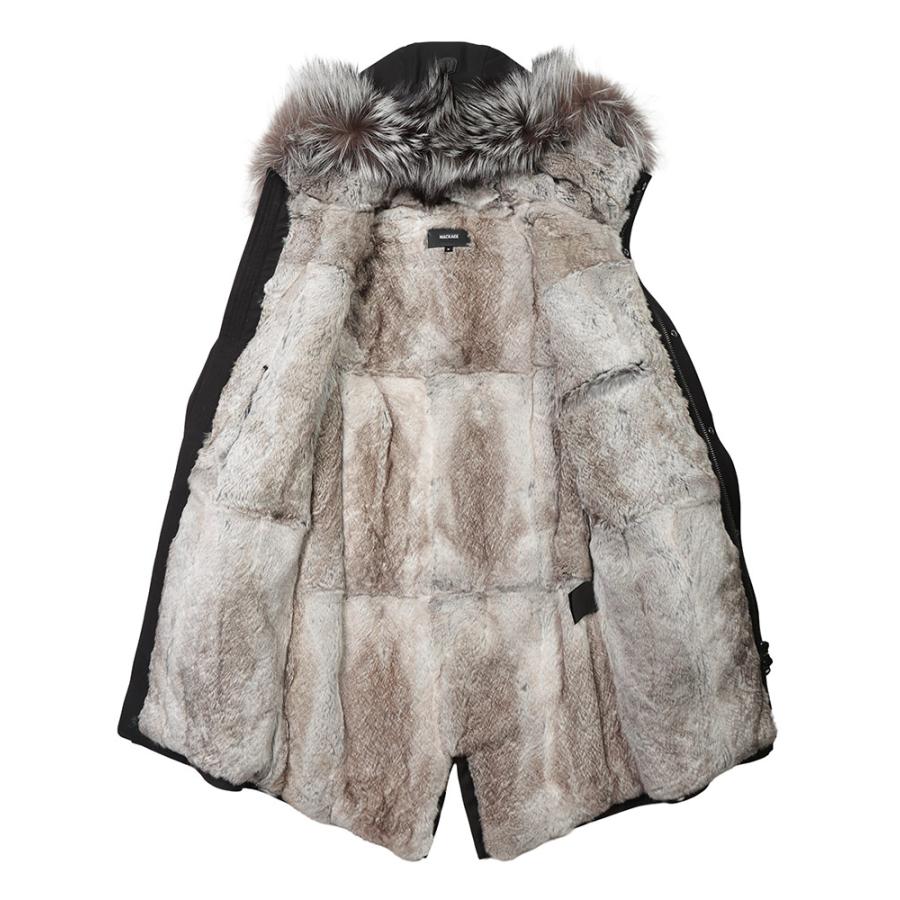 Mackage マッカージュ ダウン ブルゾン メンズ ロゴ ラビットファー