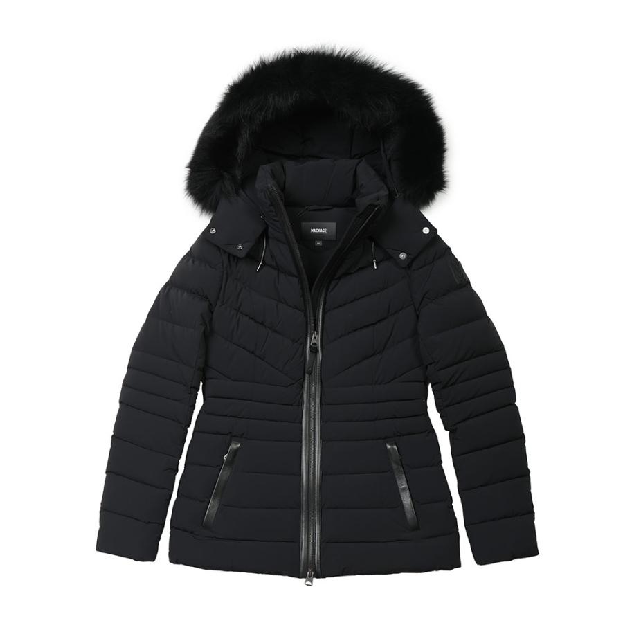 Mackage マッカージュ ダウン ブルゾン レディース ロゴ フォックス