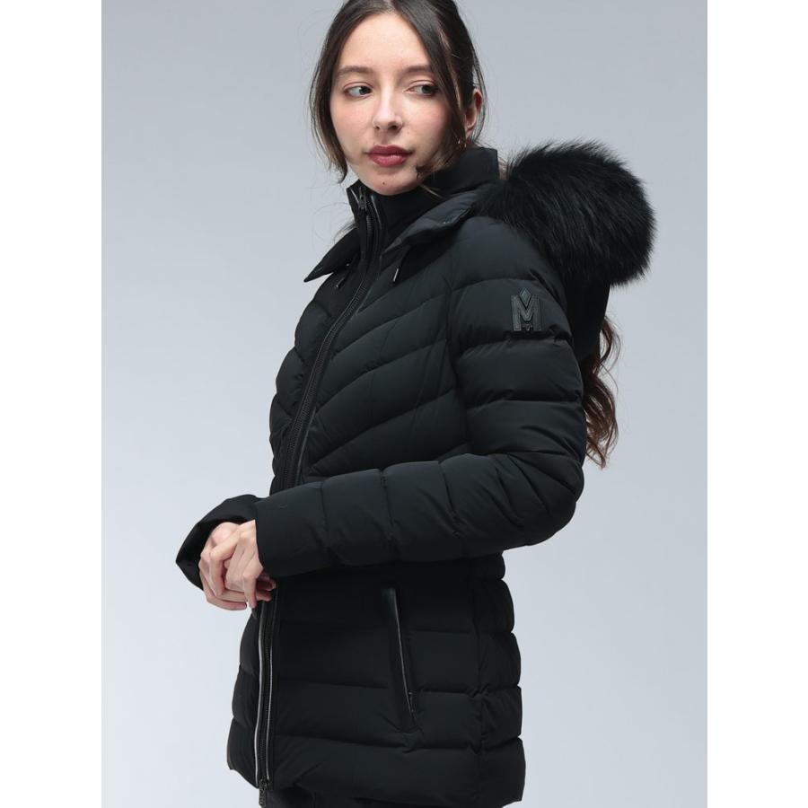 Mackage マッカージュ ダウン ブルゾン レディース ロゴ フォックス