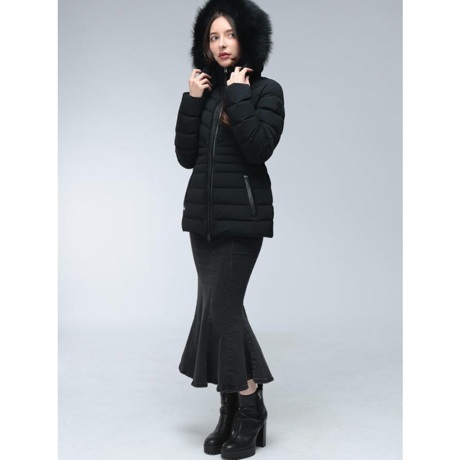 Mackage マッカージュ ダウン ブルゾン レディース ロゴ フォックス