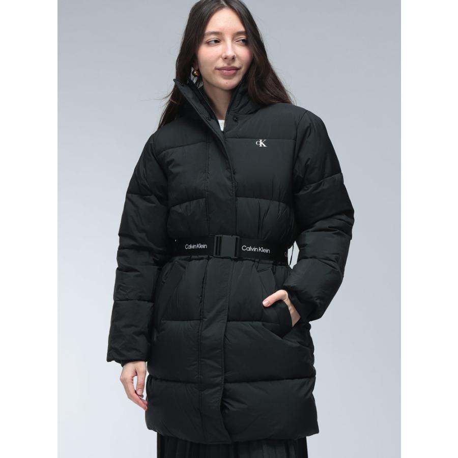 引越しセール！カルバンクライン　ベルト付き　ダウンジャケット Calvin Klein（カルバン・クライン） ブルゾン レディース ベルト付き