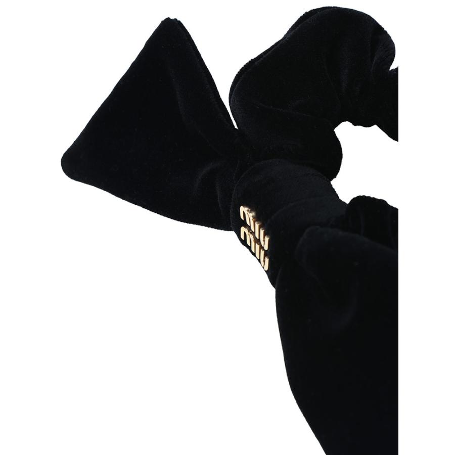 miu miu（ミュウミュウ） シュシュ レディース ロゴ ベルベット