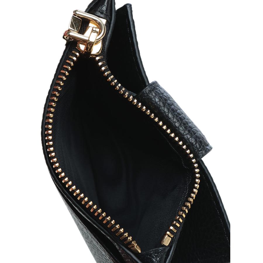 小物 miu miu miu miu（ミュウミュウ） ウォレット レディース ロゴ シボレザー ミニ