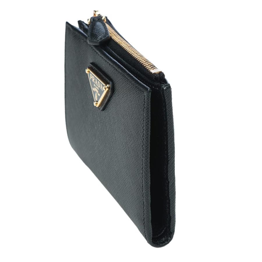 PRAAD サフィアーノトライアングル ミニ財布　ブラック Amazon | [Prada] [プラダ] 財布 二つ折り サフィアーノトライアングル
