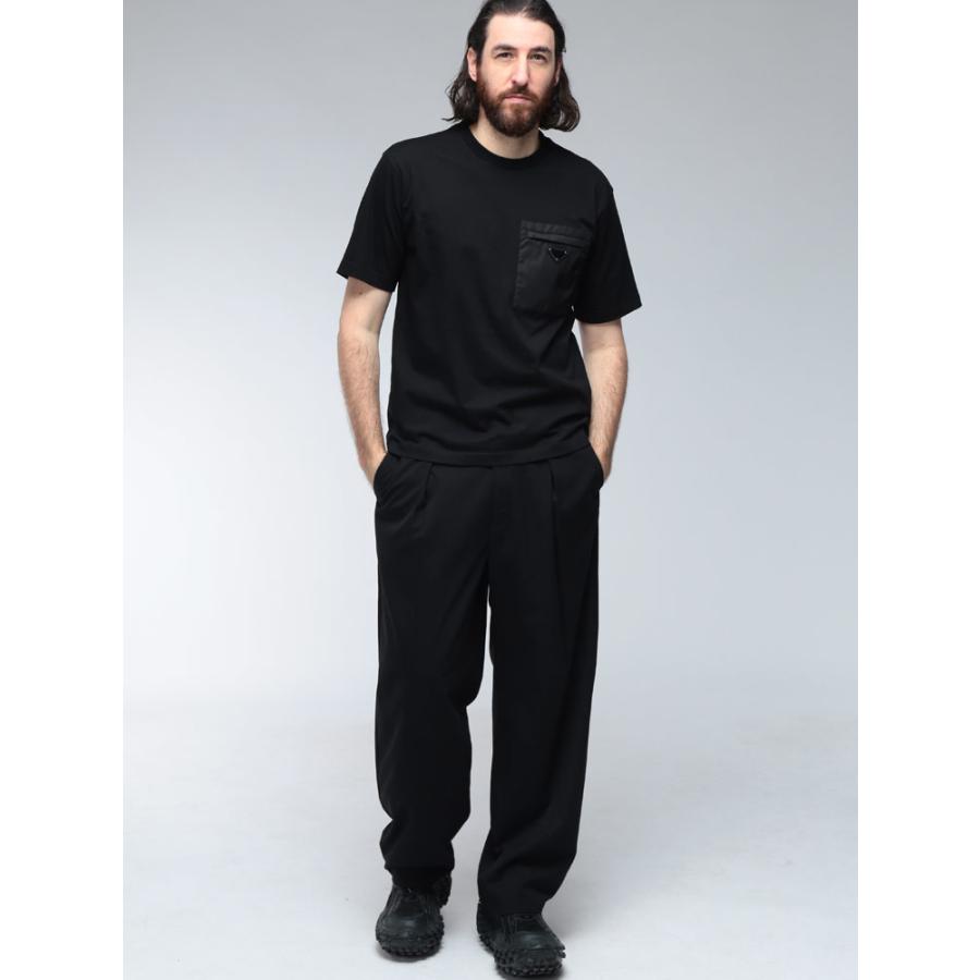 PRADA（プラダ） Tシャツ メンズ ロゴ ポケット トライアングルロゴ