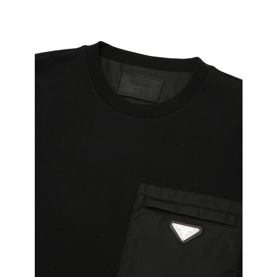 PRADA（プラダ） Tシャツ メンズ ロゴ ポケット トライアングルロゴ