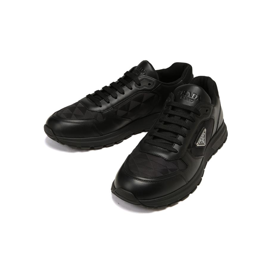 PRADA（プラダ） スニーカーメンズ ロゴ トライアングルロゴ プレート