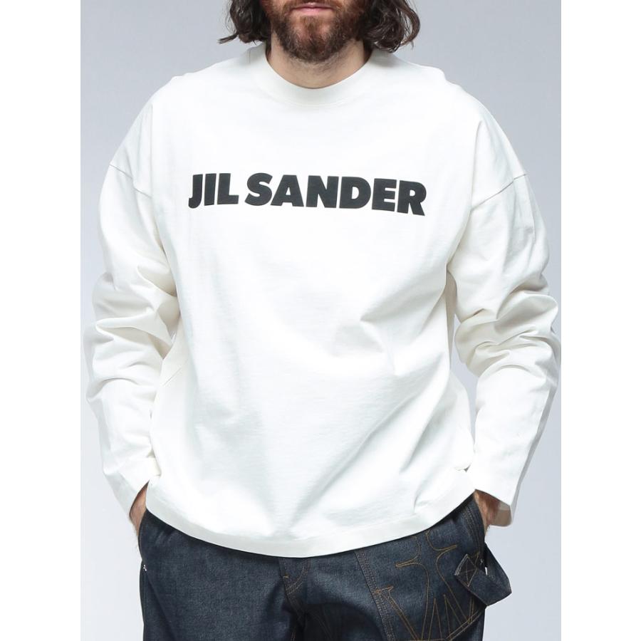 JIL SANDER（ジルサンダー） ロンT メンズ ロゴ フロントロゴ プリント