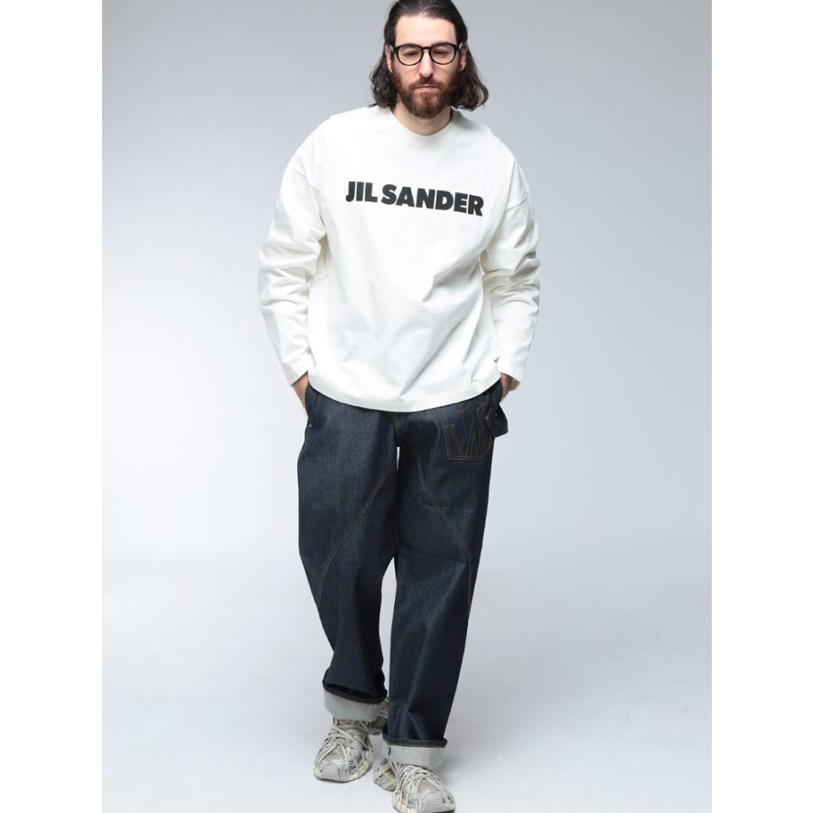 JIL SANDER（ジルサンダー） ロンT メンズ ロゴ フロントロゴ プリント
