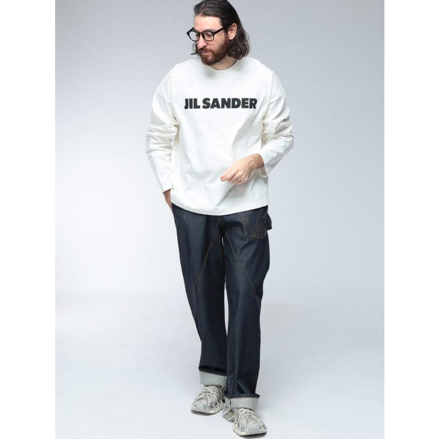 JIL SANDER（ジルサンダー） ロンT メンズ ロゴ フロントロゴ プリント