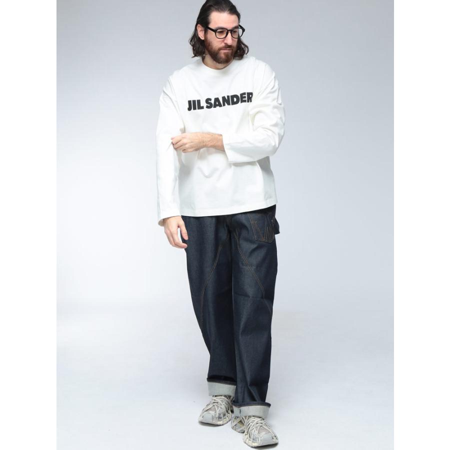 JIL SANDER（ジルサンダー） ロンT メンズ ロゴ フロントロゴ プリント