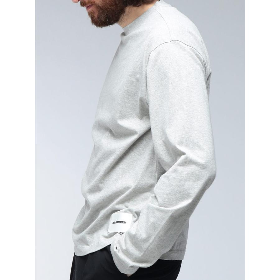 JIL SANDER（ジルサンダー） ロンT メンズ ロゴ タグ クルーネック