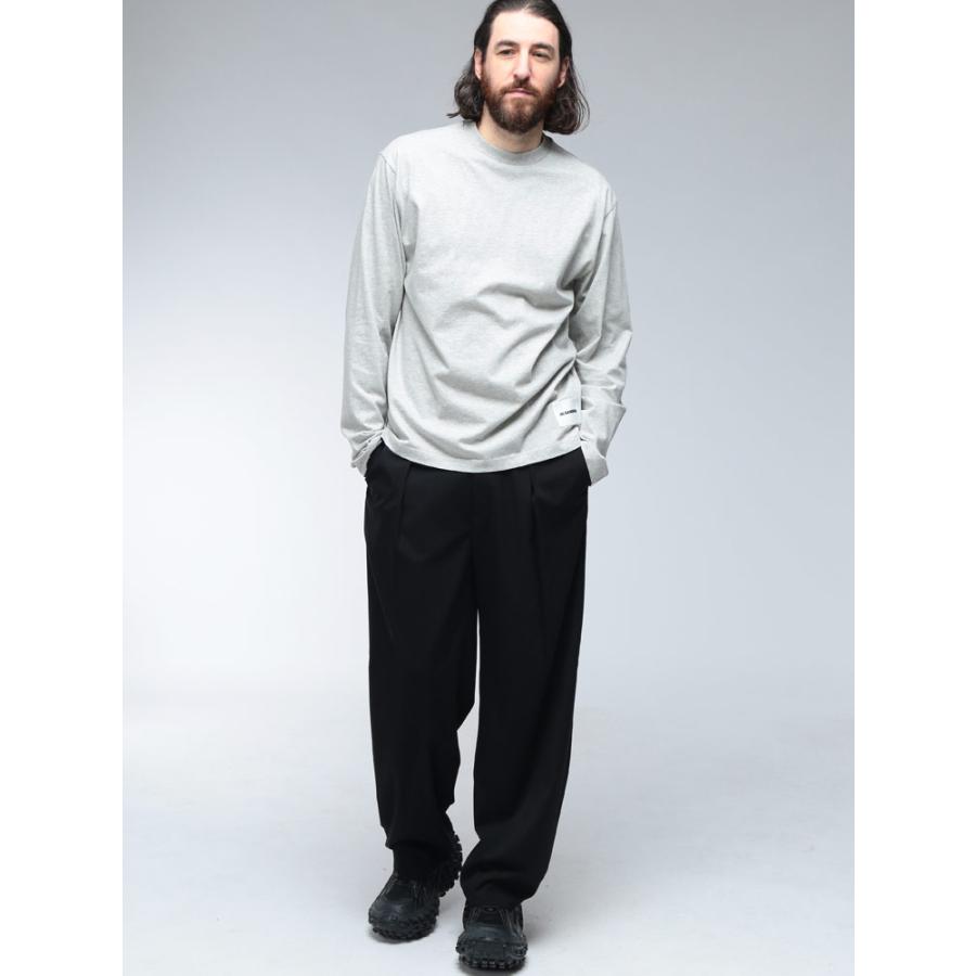 JIL SANDER（ジルサンダー） ロンT メンズ ロゴ タグ クルーネック