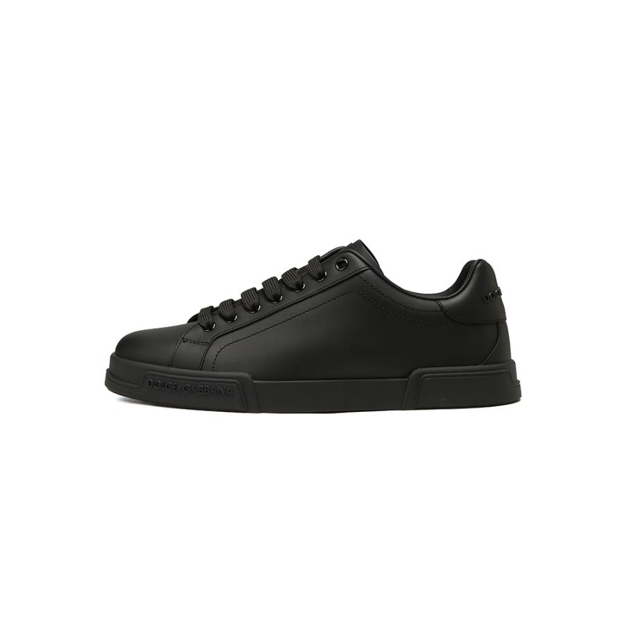 ドルチェアンドガッバーナ スニーカー メンズ DOLCE＆GABBANA ロゴ レザー ローカット スニーカー Portofino Light DGCS2332A1065の画像