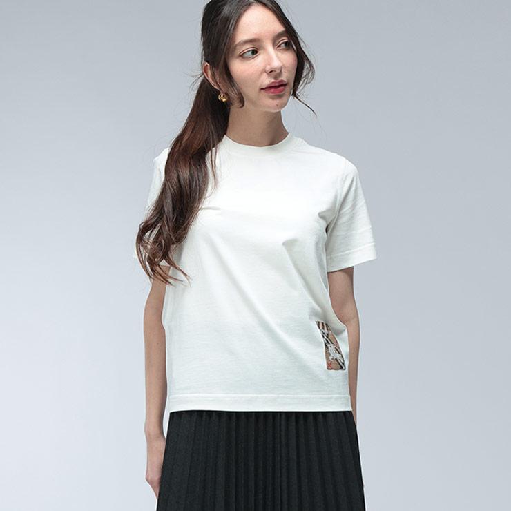 BURBERRY 半袖 Tシャツ チェック XS レディース BURBERRY 半袖 Tシャツ チェック XS レディース