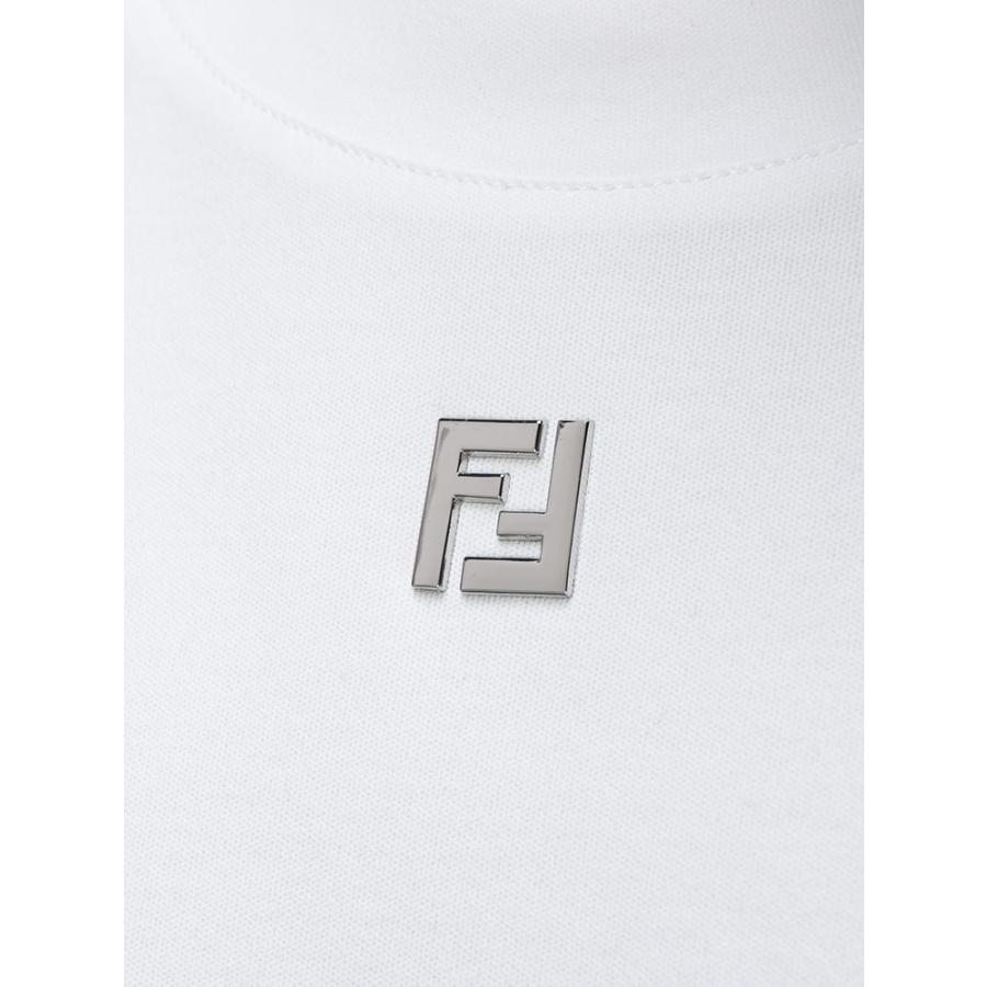 FENDI（フェンディ） メンズ Tシャツ 半袖 ロゴ ワンポイント クルー