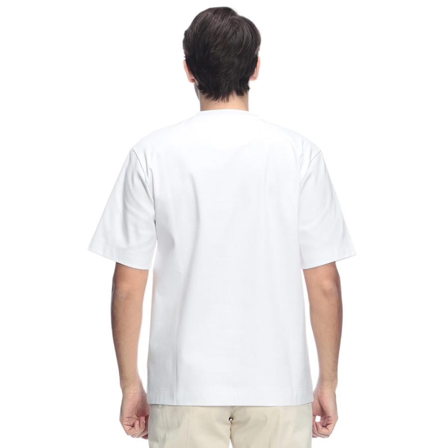 FENDI（フェンディ） メンズ Tシャツ 半袖 ロゴ ワンポイント クルー