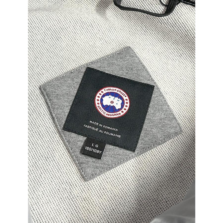 カナダグース ダウン メンズ CANADA GOOSE ロゴ コンビダウン フルジップ スウェット 切り替え パーカー HYBRIDGE HURON ハイブリッジヒューロン CG6843Mの画像