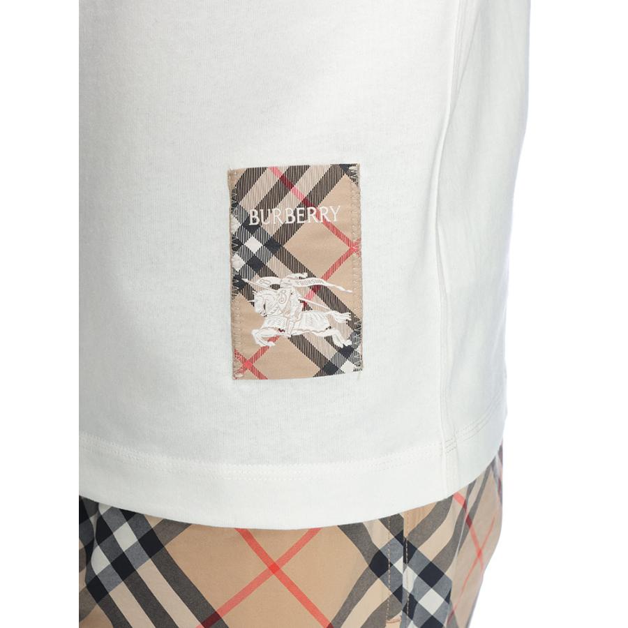 BURBERRY（バーバリー） メンズ Tシャツ 半袖 ロゴ チェック ラベル