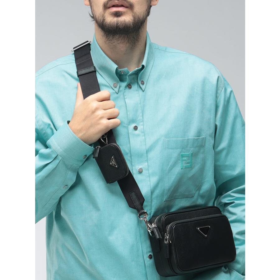 PRADA（プラダ） バッグ メンズ トライアングル ロゴ サフィアーノ