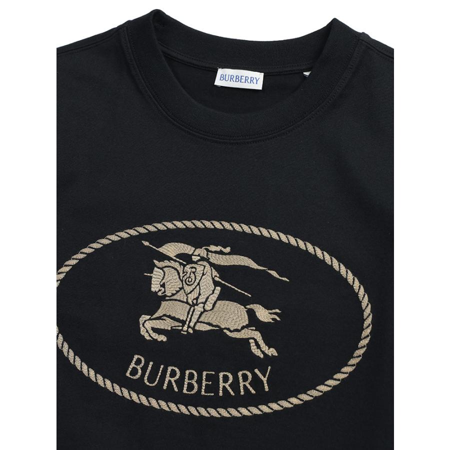 BURBERRY（バーバリー） レディース Tシャツ 半袖 ロゴ 刺繍 ナイト