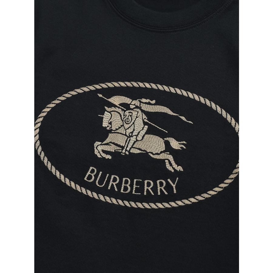 BURBERRY（バーバリー） レディース Tシャツ 半袖 ロゴ 刺繍 ナイト